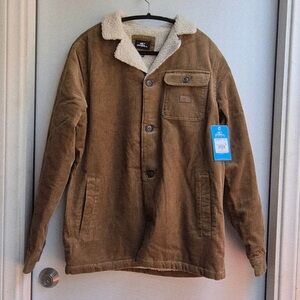 O'NEILL MATTSON HIGH PILE LINED JACKET COLOR DKH SIZE M.